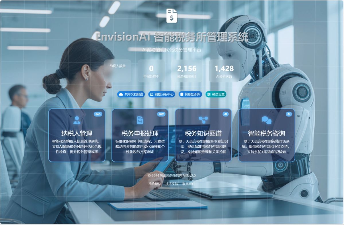 EnvixionAI 智能税务所管理系统